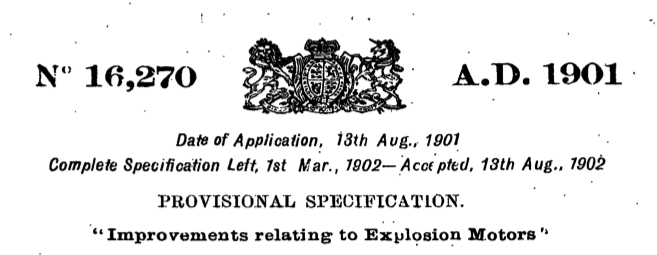 1901 patent